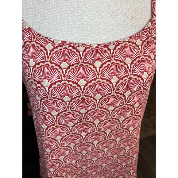 Loft red floral print camisole NEW with tags basics summer camisole layer - Picture 2 of 6